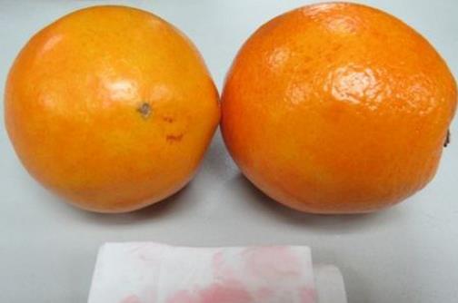 染色橙子危害健康 如何鑒別染色橙子